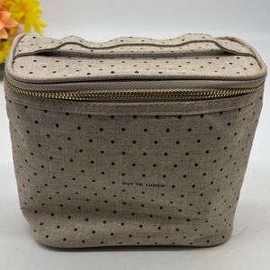 Kate Spade Polka Dot Lunch Bag with Zipper